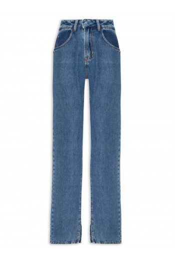 Calça Feminina Jeans Basic - Azul  